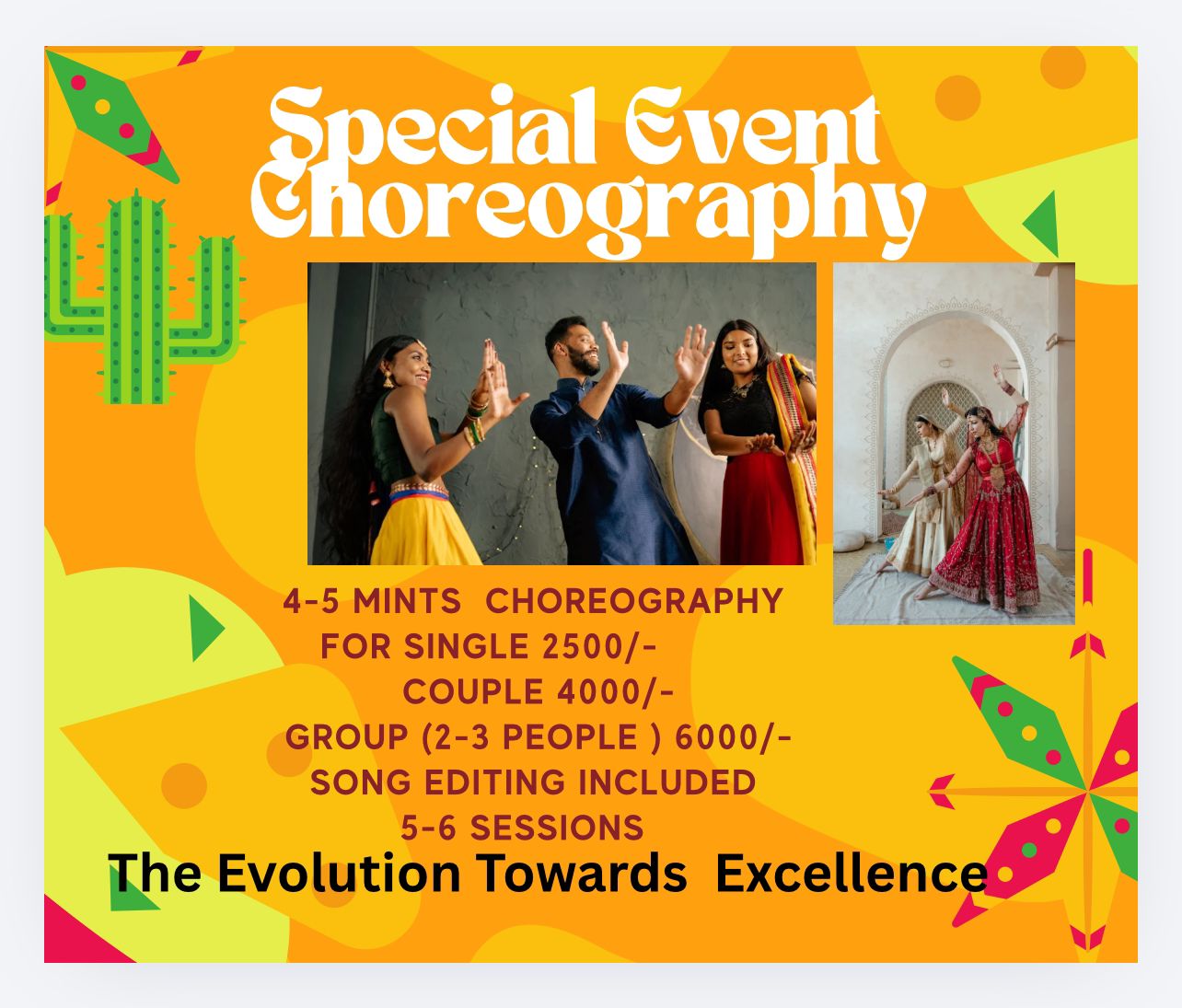 Choreography classes in Rohini for stage and wedding dance